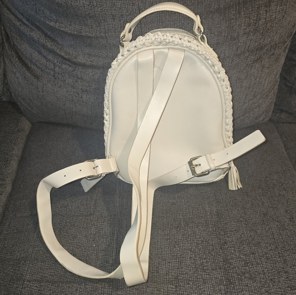 Zara Basic Collection | Woven Mini Backpack - Picture 2 of 4